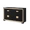 Global Furniture Usa Traditional Glam Glitter Blake Black/Gold Dresser 666 - alternate 3